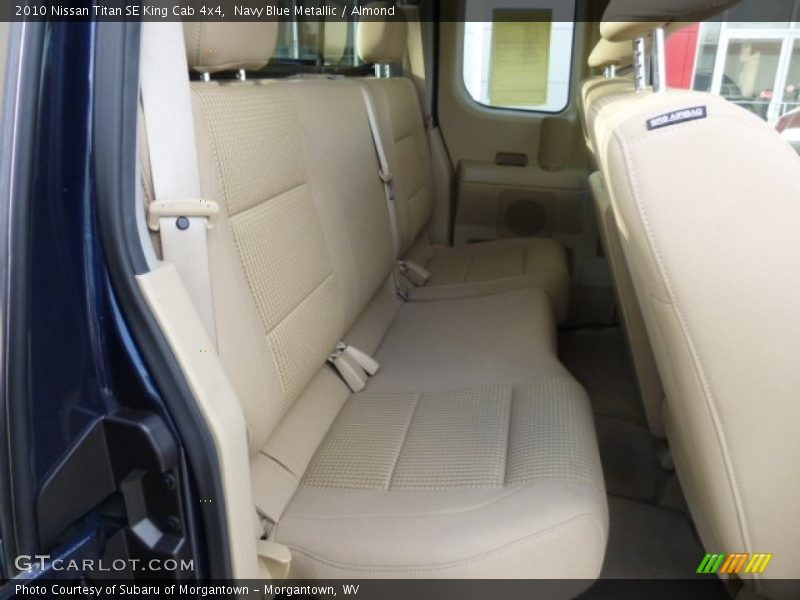 Navy Blue Metallic / Almond 2010 Nissan Titan SE King Cab 4x4