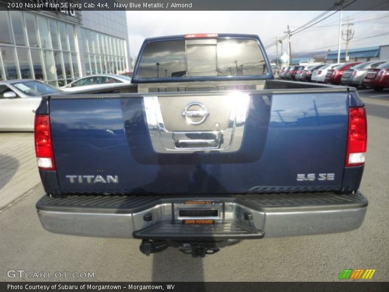 Navy Blue Metallic / Almond 2010 Nissan Titan SE King Cab 4x4