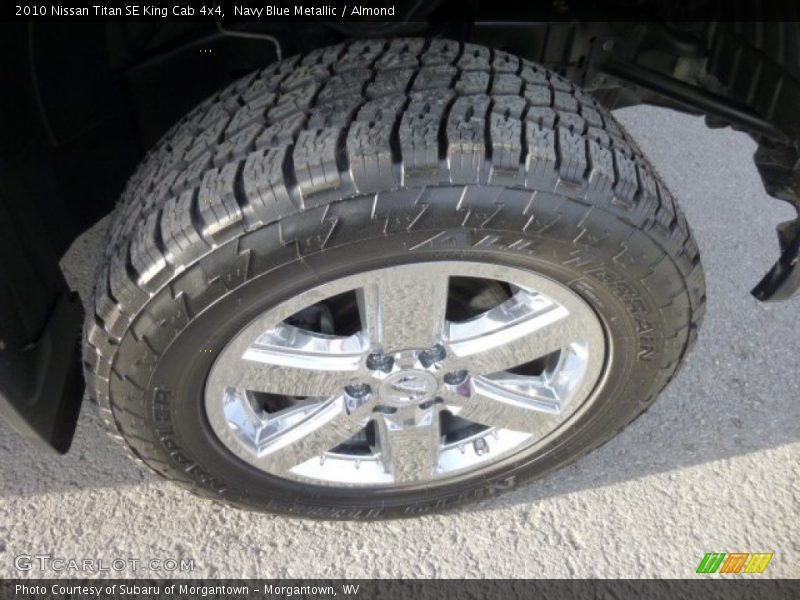Navy Blue Metallic / Almond 2010 Nissan Titan SE King Cab 4x4