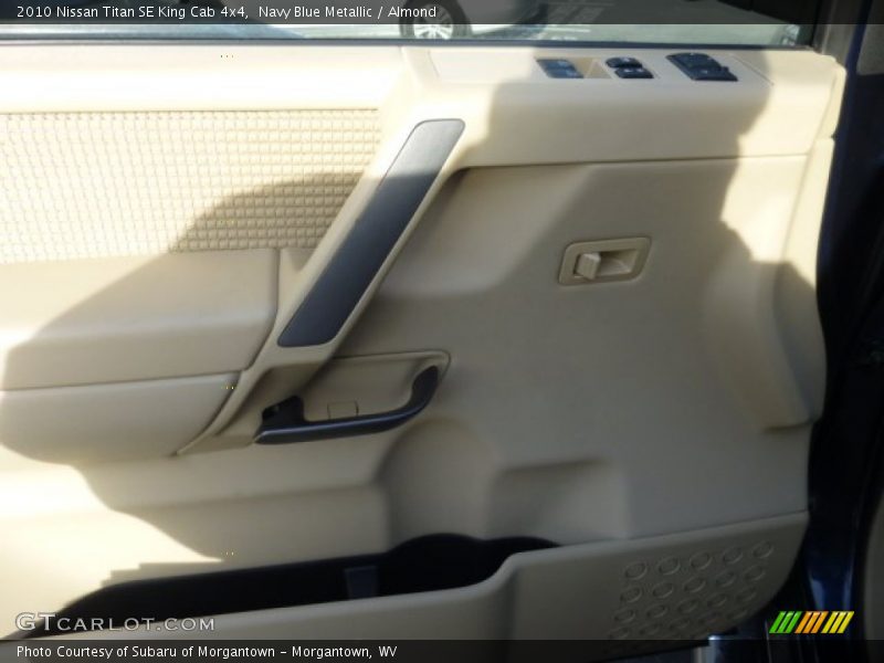 Navy Blue Metallic / Almond 2010 Nissan Titan SE King Cab 4x4