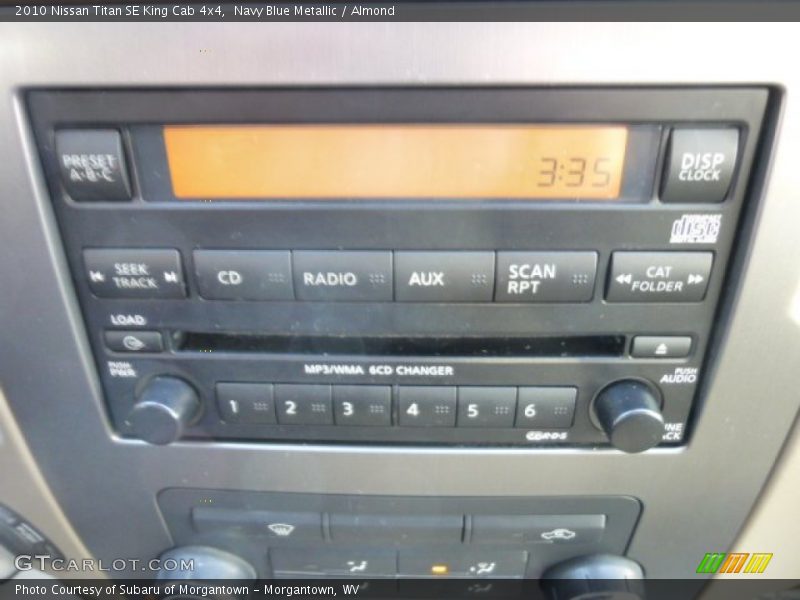 Navy Blue Metallic / Almond 2010 Nissan Titan SE King Cab 4x4