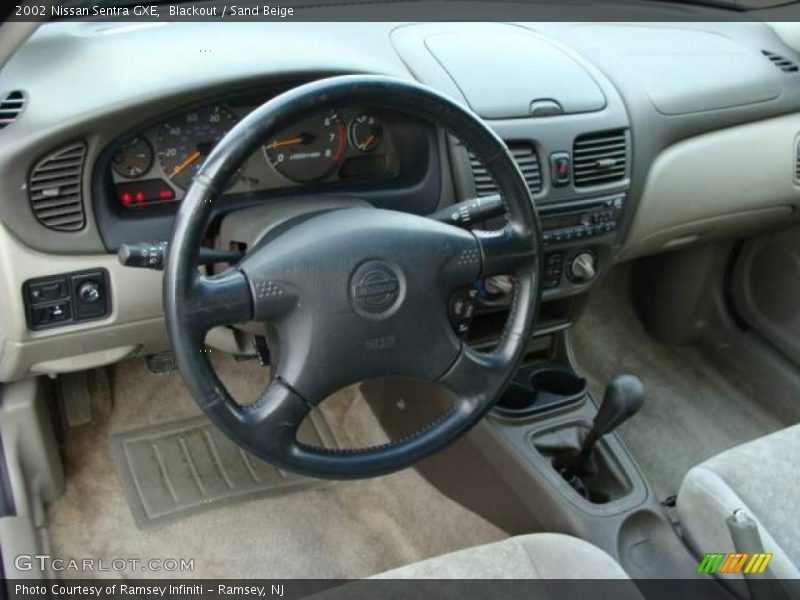 Blackout / Sand Beige 2002 Nissan Sentra GXE