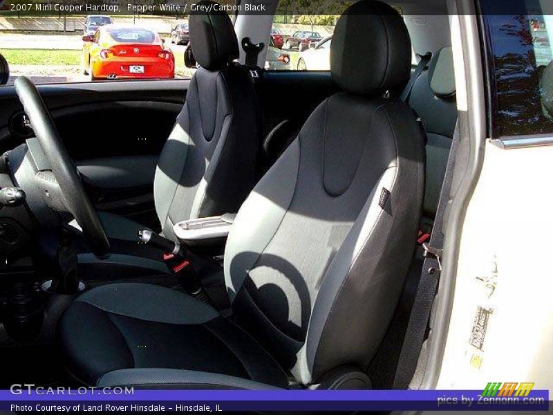 Pepper White / Grey/Carbon Black 2007 Mini Cooper Hardtop
