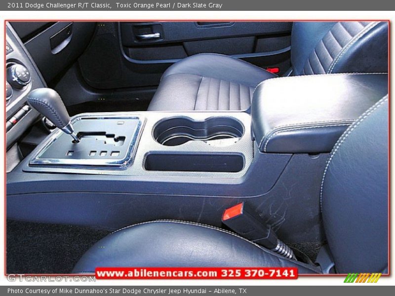 Toxic Orange Pearl / Dark Slate Gray 2011 Dodge Challenger R/T Classic