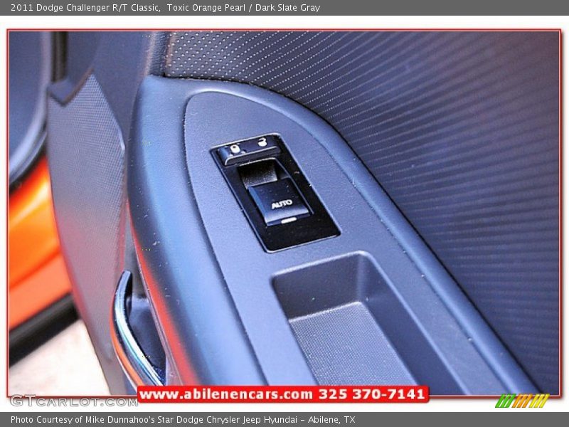 Toxic Orange Pearl / Dark Slate Gray 2011 Dodge Challenger R/T Classic