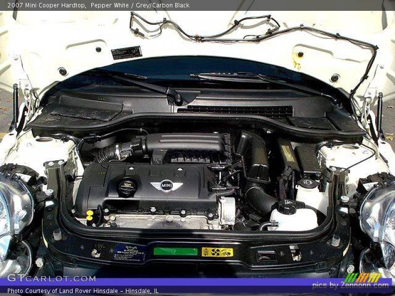 Pepper White / Grey/Carbon Black 2007 Mini Cooper Hardtop