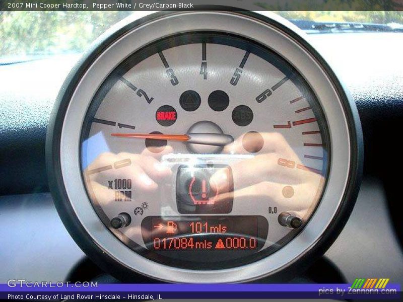 Pepper White / Grey/Carbon Black 2007 Mini Cooper Hardtop