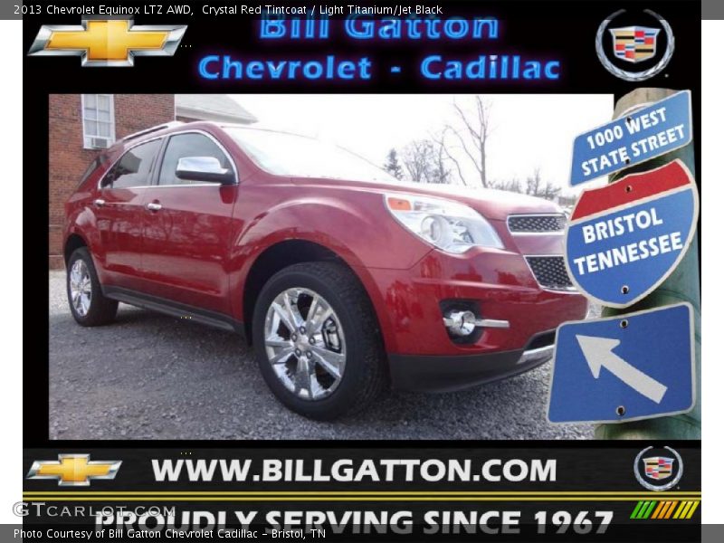 Crystal Red Tintcoat / Light Titanium/Jet Black 2013 Chevrolet Equinox LTZ AWD