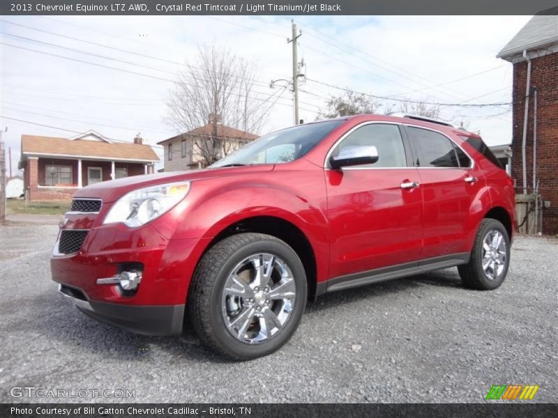 Crystal Red Tintcoat / Light Titanium/Jet Black 2013 Chevrolet Equinox LTZ AWD