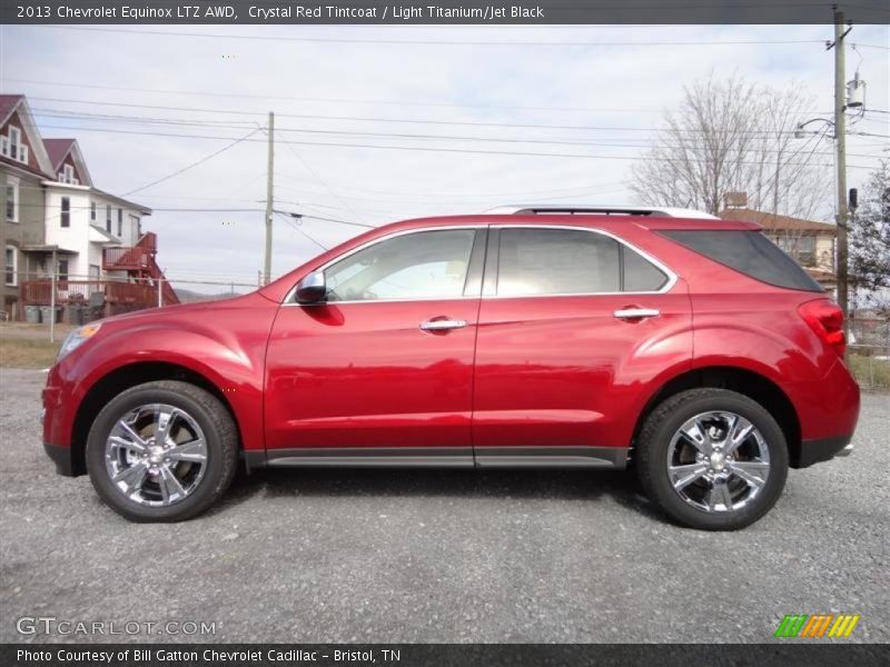 Crystal Red Tintcoat / Light Titanium/Jet Black 2013 Chevrolet Equinox LTZ AWD