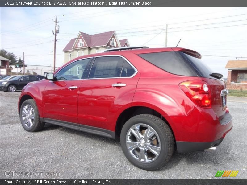 Crystal Red Tintcoat / Light Titanium/Jet Black 2013 Chevrolet Equinox LTZ AWD