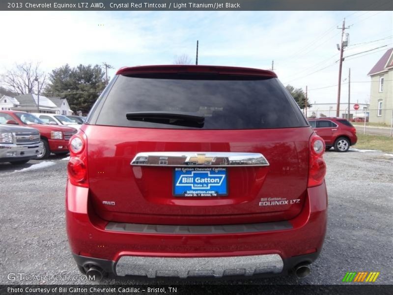 Crystal Red Tintcoat / Light Titanium/Jet Black 2013 Chevrolet Equinox LTZ AWD