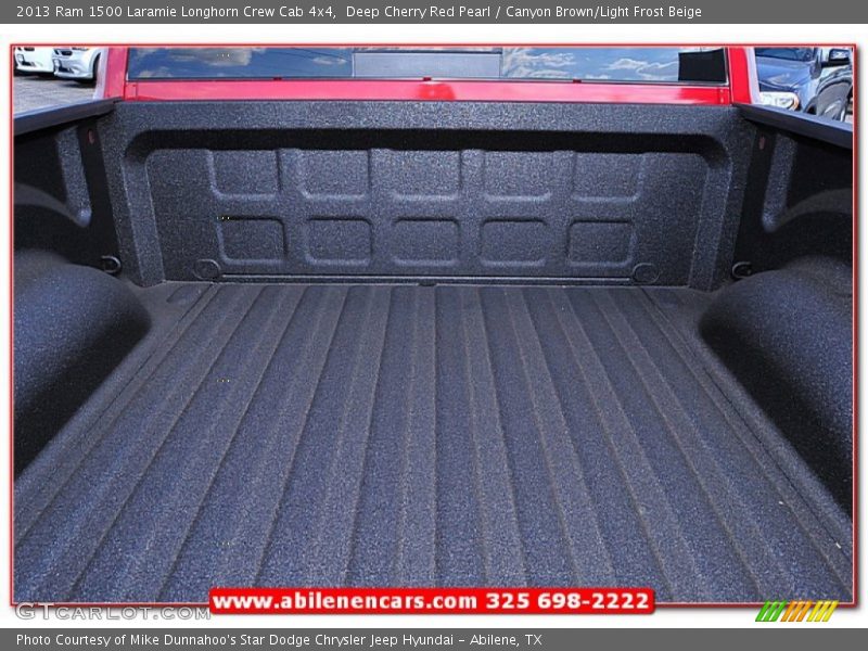Deep Cherry Red Pearl / Canyon Brown/Light Frost Beige 2013 Ram 1500 Laramie Longhorn Crew Cab 4x4
