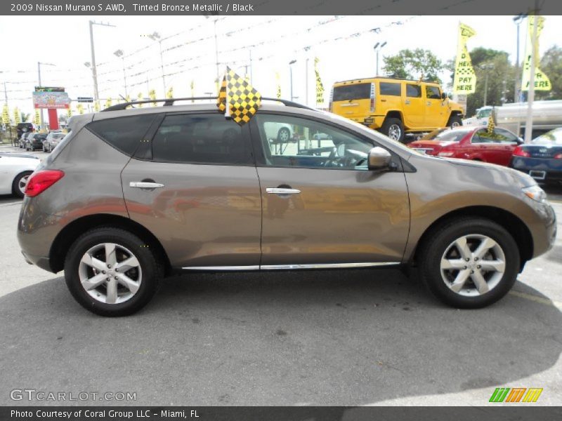 Tinted Bronze Metallic / Black 2009 Nissan Murano S AWD