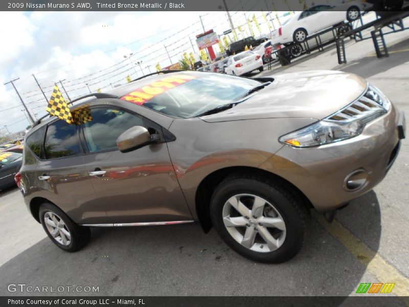 Tinted Bronze Metallic / Black 2009 Nissan Murano S AWD