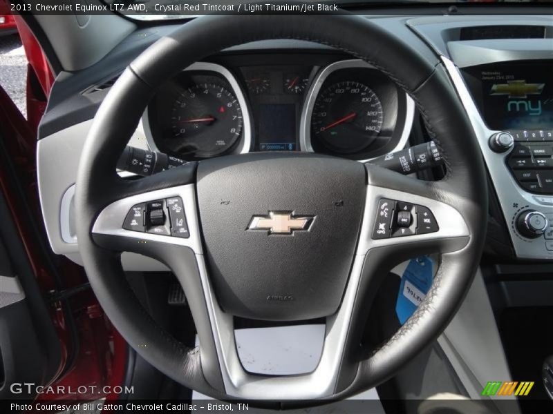 Crystal Red Tintcoat / Light Titanium/Jet Black 2013 Chevrolet Equinox LTZ AWD