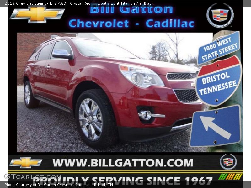 Crystal Red Tintcoat / Light Titanium/Jet Black 2013 Chevrolet Equinox LTZ AWD