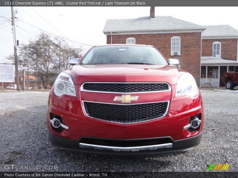 Crystal Red Tintcoat / Light Titanium/Jet Black 2013 Chevrolet Equinox LTZ AWD