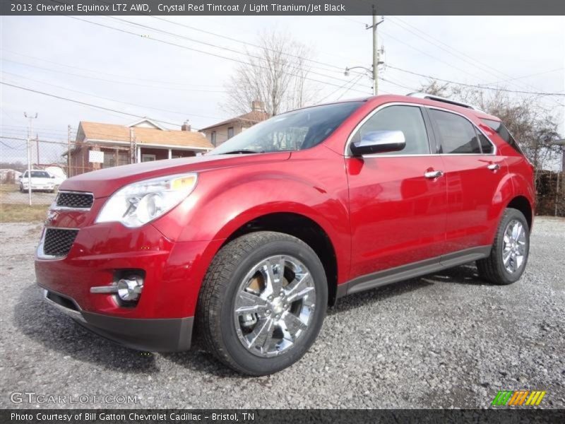 Crystal Red Tintcoat / Light Titanium/Jet Black 2013 Chevrolet Equinox LTZ AWD