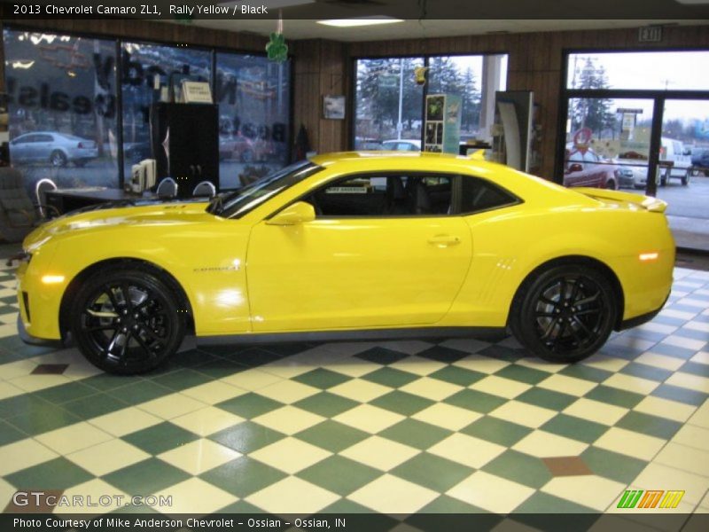 Rally Yellow / Black 2013 Chevrolet Camaro ZL1