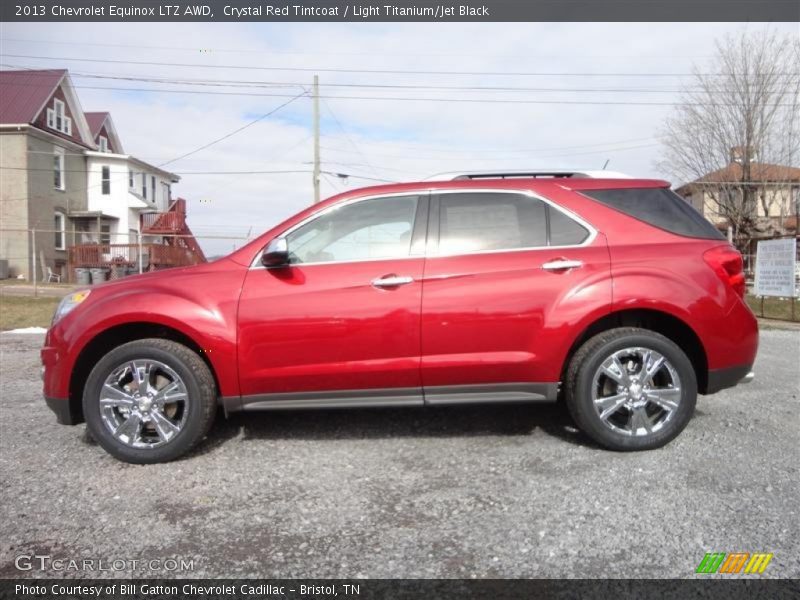 Crystal Red Tintcoat / Light Titanium/Jet Black 2013 Chevrolet Equinox LTZ AWD