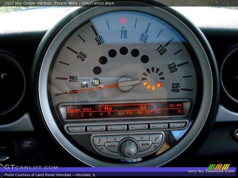 Pepper White / Grey/Carbon Black 2007 Mini Cooper Hardtop