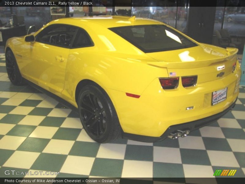 Rally Yellow / Black 2013 Chevrolet Camaro ZL1