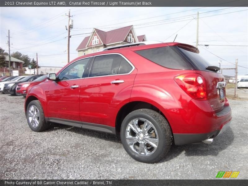 Crystal Red Tintcoat / Light Titanium/Jet Black 2013 Chevrolet Equinox LTZ AWD