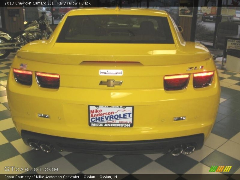 Rally Yellow / Black 2013 Chevrolet Camaro ZL1