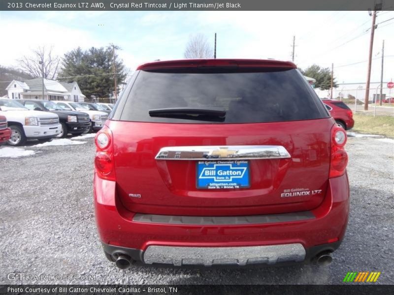 Crystal Red Tintcoat / Light Titanium/Jet Black 2013 Chevrolet Equinox LTZ AWD