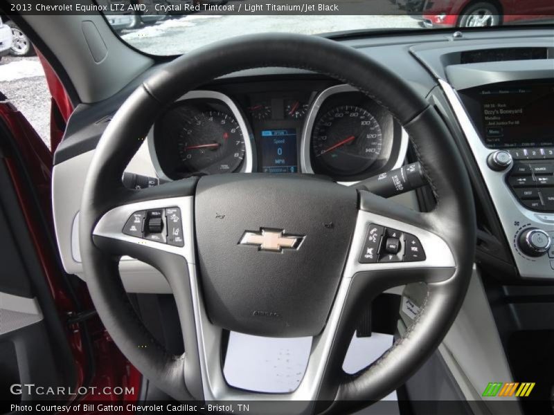 Crystal Red Tintcoat / Light Titanium/Jet Black 2013 Chevrolet Equinox LTZ AWD