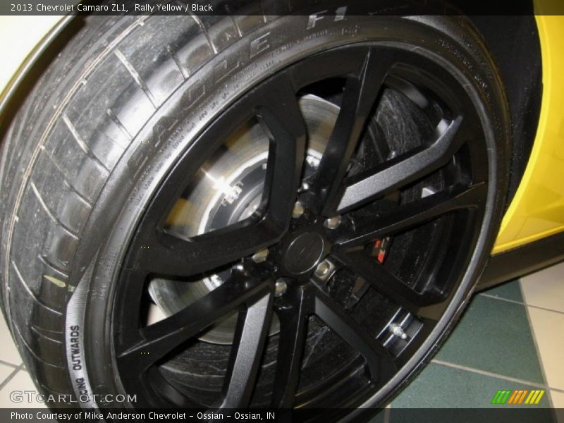 Rally Yellow / Black 2013 Chevrolet Camaro ZL1