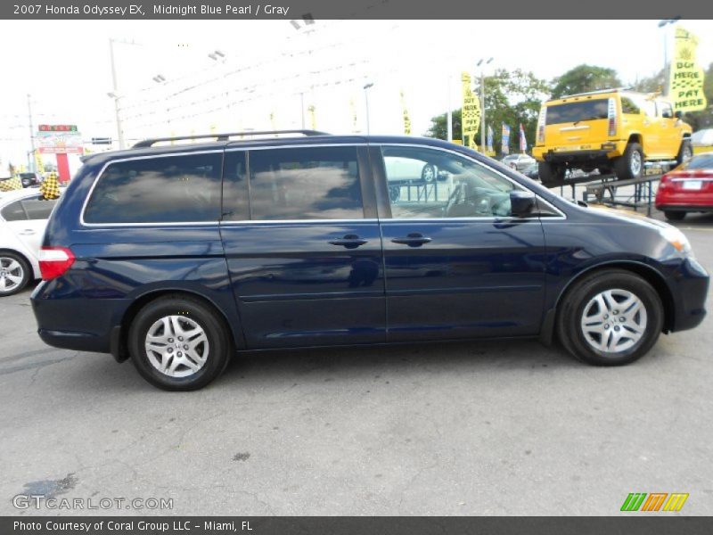 Midnight Blue Pearl / Gray 2007 Honda Odyssey EX