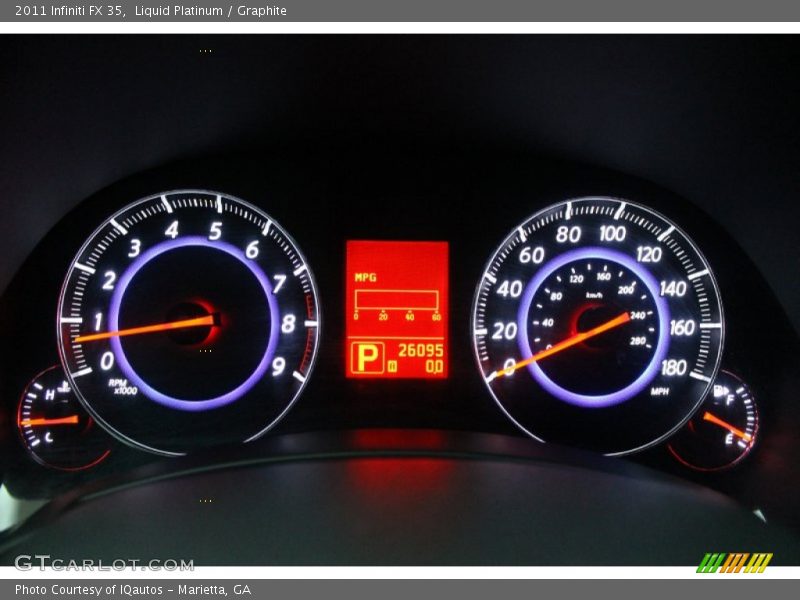Liquid Platinum / Graphite 2011 Infiniti FX 35