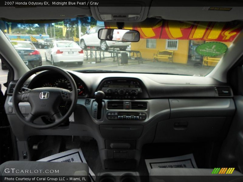Midnight Blue Pearl / Gray 2007 Honda Odyssey EX