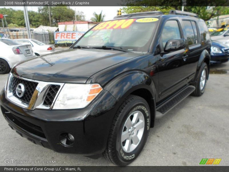 Super Black / Graphite 2008 Nissan Pathfinder SE