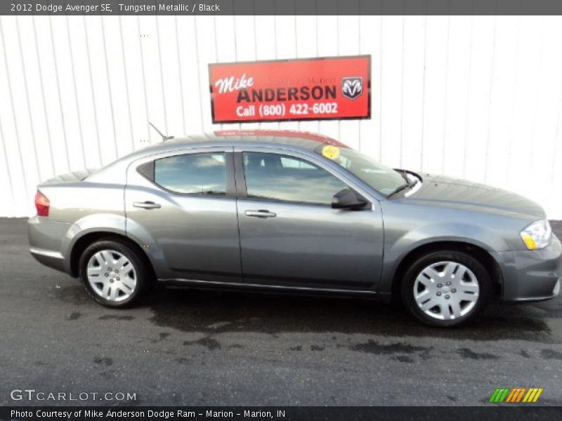 Tungsten Metallic / Black 2012 Dodge Avenger SE