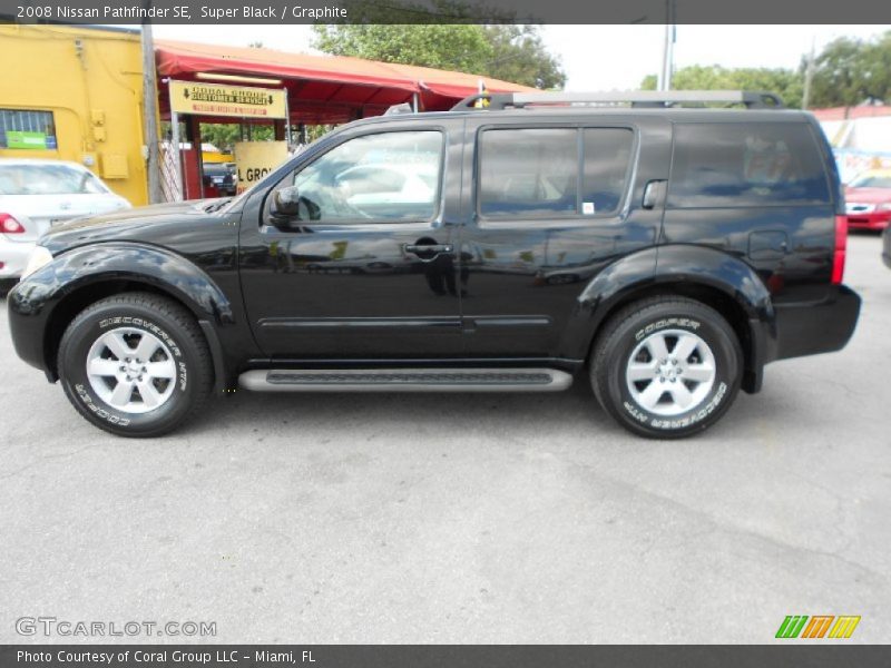 Super Black / Graphite 2008 Nissan Pathfinder SE