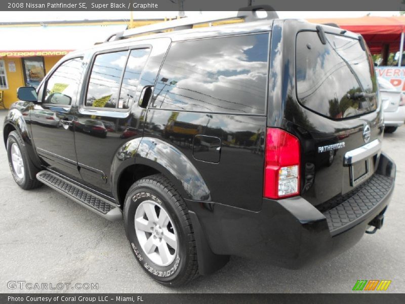 Super Black / Graphite 2008 Nissan Pathfinder SE