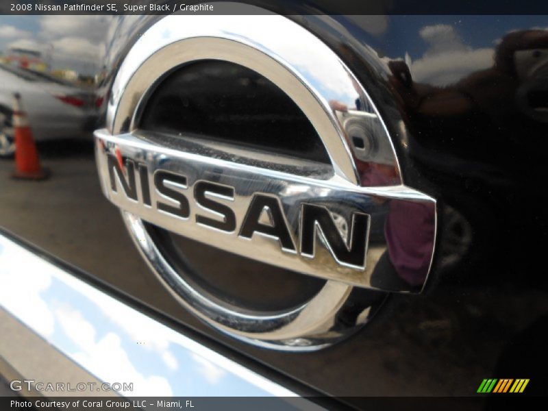 Super Black / Graphite 2008 Nissan Pathfinder SE