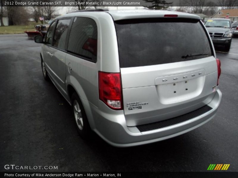 Bright Silver Metallic / Black/Light Graystone 2012 Dodge Grand Caravan SXT