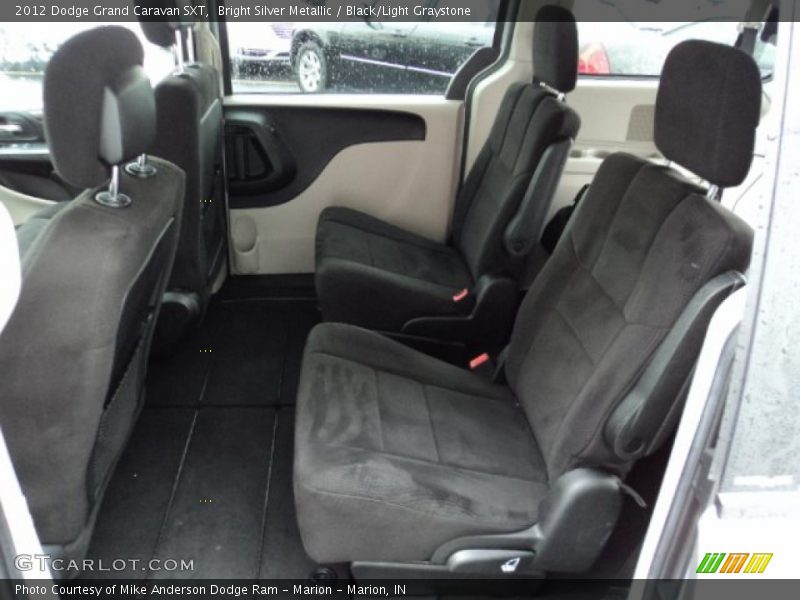 Bright Silver Metallic / Black/Light Graystone 2012 Dodge Grand Caravan SXT