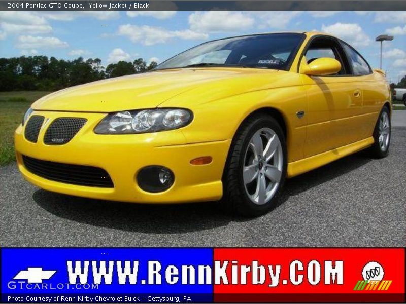 Yellow Jacket / Black 2004 Pontiac GTO Coupe