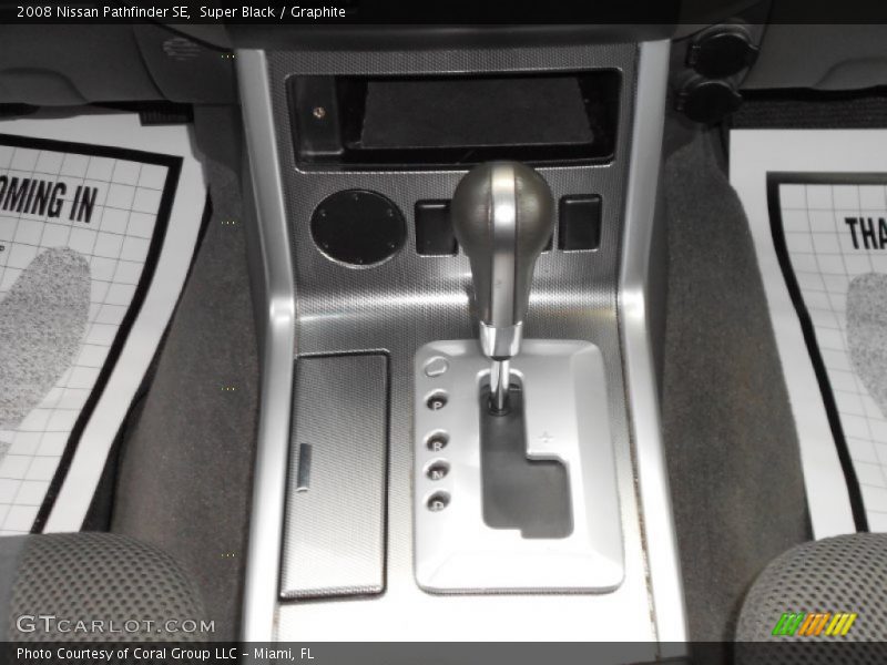 Super Black / Graphite 2008 Nissan Pathfinder SE