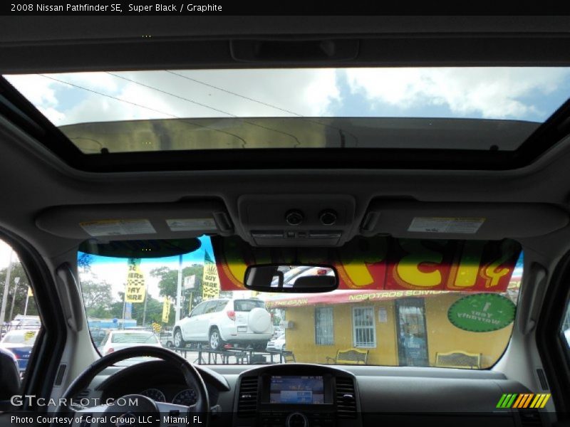 Super Black / Graphite 2008 Nissan Pathfinder SE