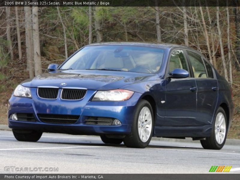 Mystic Blue Metallic / Beige 2006 BMW 3 Series 325i Sedan