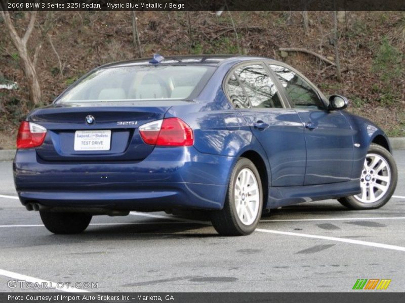 Mystic Blue Metallic / Beige 2006 BMW 3 Series 325i Sedan