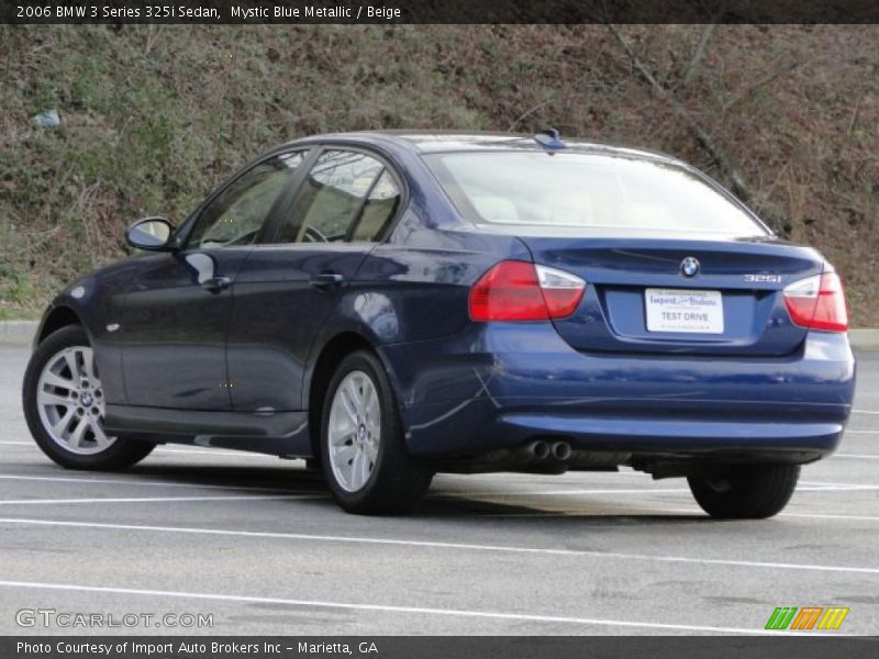 Mystic Blue Metallic / Beige 2006 BMW 3 Series 325i Sedan