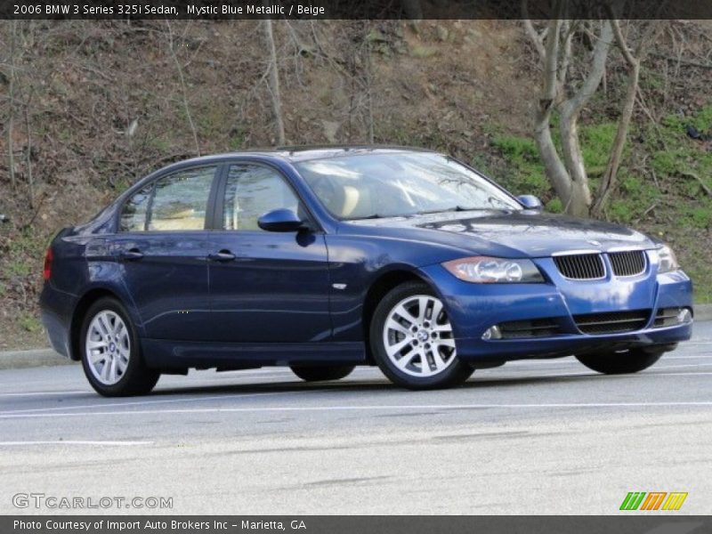 Mystic Blue Metallic / Beige 2006 BMW 3 Series 325i Sedan
