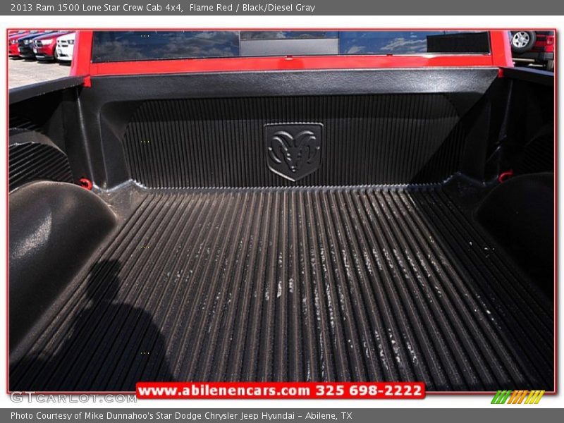 Flame Red / Black/Diesel Gray 2013 Ram 1500 Lone Star Crew Cab 4x4